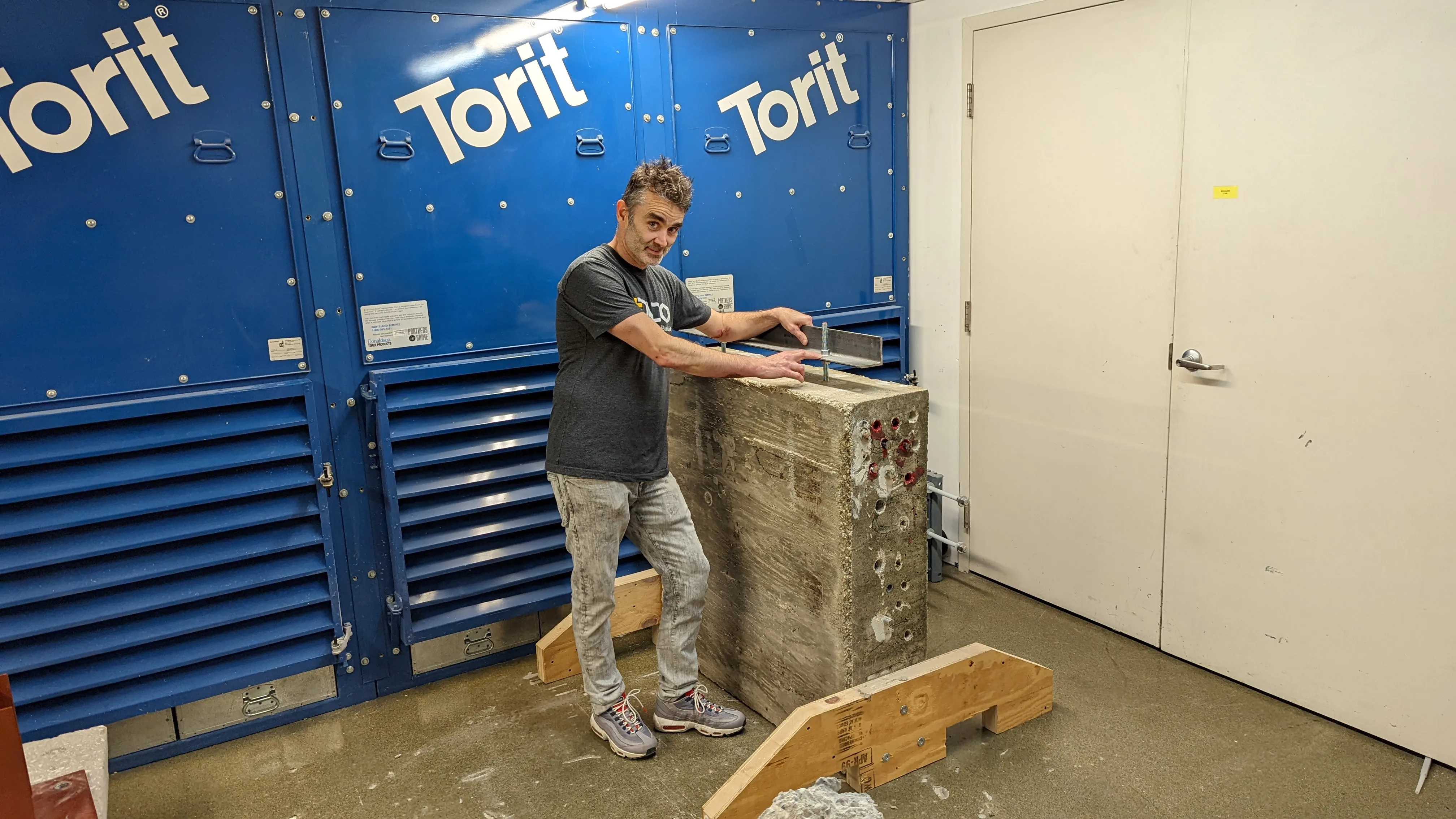 Gene Conroy-Jones during PhD research